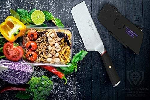 Dalstrong Nakiri Knife - 6 inch - Phantom Series - Japanese High-Carbon AUS8 Steel - Pakkawood Handle - Vegetable Kitchen Knife - Sheath Included