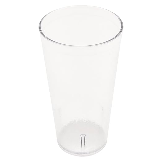 G.E.T. 6624-1-CL-EC Heavy-Duty Plastic Restaurant Tumblers, 24 Ounce, Clear (Set of 4)" }