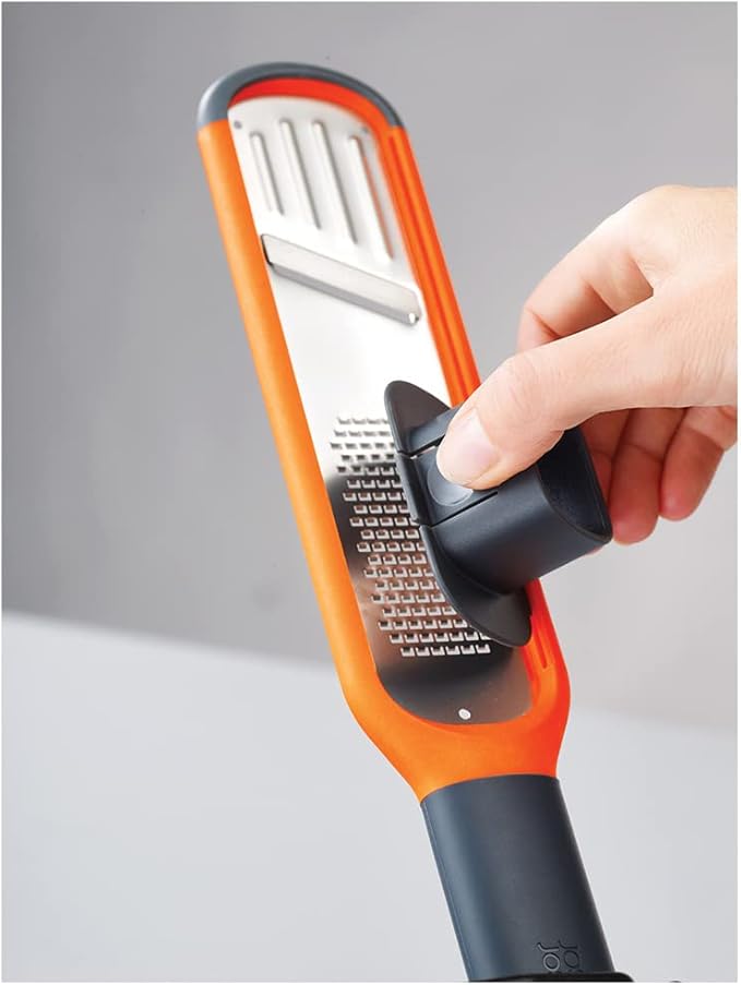 Joseph Joseph Handy 2 in 1 Mini Grater & Slicer, Orange, 1 EA