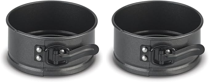 Cuisinart 086279084958 Mini-Metal-Bakeware, Spring Form Pan, Steel Alloy (Pack of 2)