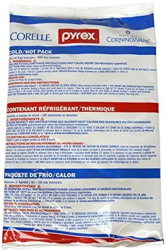 Pyrex Ice Pack - Large Cold/Hot Pack - Original Genuine Pyrex (2-Pack)