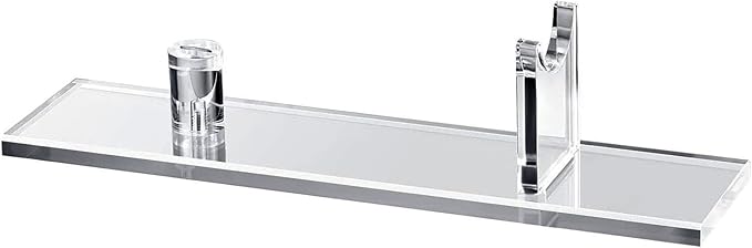 PAL 2000 KNIVES Acrylic Knife Display Stand Fixed Blade Knife Collection Display Stand Holder for Single Knife Rustic Cabin Home Decor (Clear Base) 3143