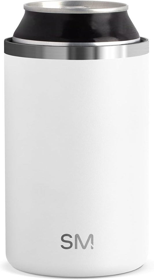 Simple Modern Standard Can Cooler | Insulated Stainless Steel Drink Sleeve Holder | Insulate Soda, Beer, Sparkling Water | Gift for Women Men Her Him | Ranger Collection | Standard 12oz | Winter White