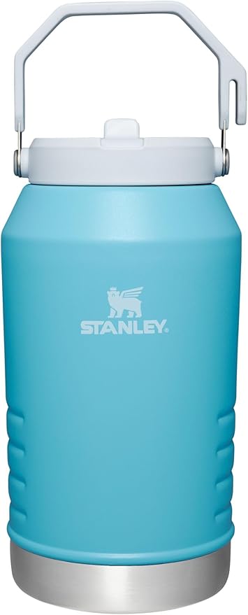 Stanley IceFlow Flip Straw Jug with Handle 96 oz| Twist On Lid and Flip Up Straw | Leak Resistant for Travel and Sports | Insulated Stainless Steel | BPA-Free | Pool