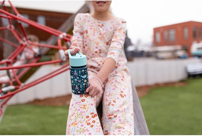 Simple Modern Kids Water Bottle Plastic BPA-Free Tritan Cup with Leak Proof Straw Lid | Reusable and Durable for Toddlers, Boys | Summit Collection | 12oz, Solar System