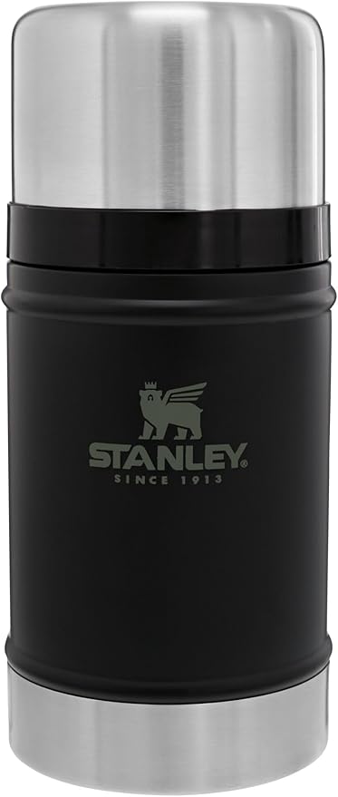 STANLEY Vacuum Insulated Large Food Jar, 18/8 Stainless Steel Food Jar for Cold and Hot Food, Soup Thermos with Leak Proof Lid Doubles as Cup, Wide Mouth Food Thermos