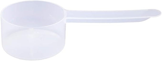 Plastic Measuring Scoop, (35 cc | 2.5 tablespoon | 1.25 fl oz. | 35 mL) Long Handle Spoons for Powders, Granules, Coffee, Pet Food, Baking Supplies, Protein and Other Dry Goods, BPA Free (Set of 500)
