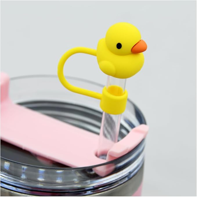 Straw Cover Cap for Stanley Cup,Straw Topper Compatible for 30&40 Oz Tumbler with Handle,10mm 0.4in Dust-Proof Reusable Straw Tips Lids,Straw Tip Covers for Christmas Gifts, MEITESTI-09012