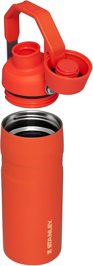 Stanley IceFlow Fast Flow Water Bottle | Angled Spout Lid | Lightweight & Leakproof for Travel & Sports | Insulated Stainless Steel | BPA-Free