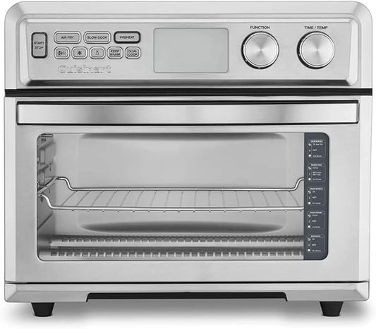 Cuisinart Digital AirFryer Toaster Oven, Premium 1800-Watt Oven with Digital Display and Controls – Extra-Large Capacity, Intuitive Programming and Adjustable Temperature, Stainless Steel, TOA-95NAS