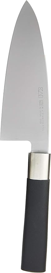 Kai Wasabi Deba Knife 6", Traditional Japanese Knife For Fish And Poultry, Stainless Steel Blade, Comfortable Handle, Handcrafted Japanese Kitchen Knives