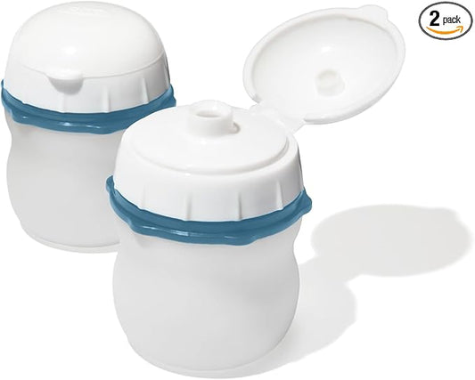 OXO Good Grips Prep and Go Silicone Squeeze Bottle 2 Pack - Ocean Blue