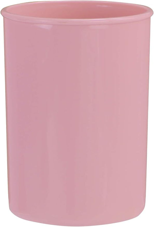 Reston Lloyd Calypso BasicsMultipurpose Cookware Storage Crock, Kitchen Countertop & Office Desk Organization, Durable & Food Safe BPA-Free Plastic, Pink
