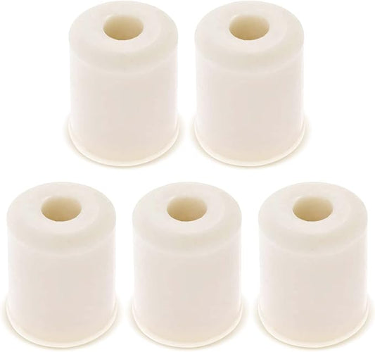 IMPRESA Rubber Feet for Mixer 5-Pack Replacement - Compatible with KitchenAid Stand Mixers 4161530, 9709707, K45SS & K5SS - White Rubber