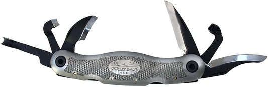 FLEXCUT Right Handed Carvin Jack 2.0, Folding Multi Tool for Woodcarving, Includes 6 Blades, Made in USA, JKN291