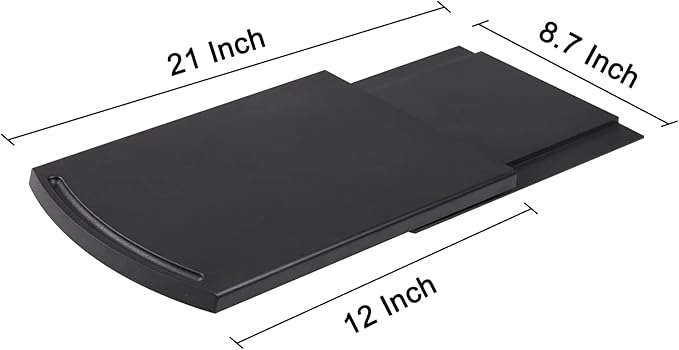 Bruvoalon Kitchen Appliance Sliding Tray, Slider for Coffee Pot, Coffee Maker, Toaster, KitchenAid Mixer, Blenders and Air Fryer, Coutertop with Rolling Wheels (2 Pack)