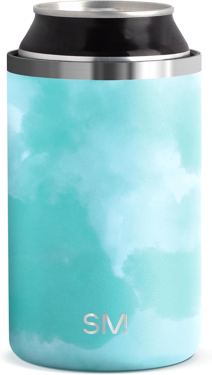 Simple Modern Ranger Standard Can Cooler | Slim Insulated Stainless Steel Drink Sleeve Holder | Insulate Seltzer, Soda, Beer, Energy Drinks | Gift for Women Her | Regular 12oz | Ocean Tide