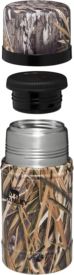 STANLEY Vacuum Insulated Large Food Jar, 18/8 Stainless Steel Food Jar for Cold and Hot Food, Soup Thermos with Leak Proof Lid Doubles as Cup, Wide Mouth Food Thermos
