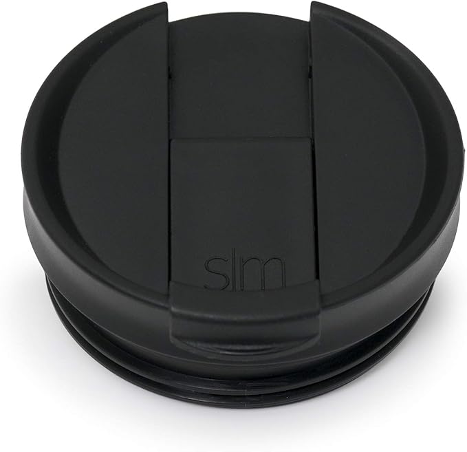 Simple Modern Tumbler Flip Lid | (Reusable Replacement Lid Only) *ONLY Fits Stainless Steel Classic, Journey, Scout Travel | Classic Collection | Midnight Black