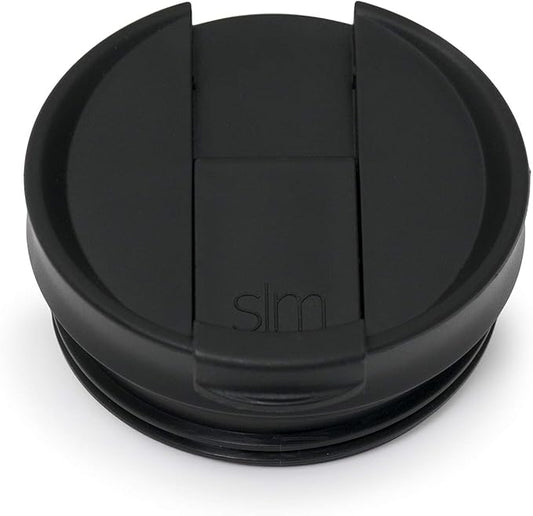Simple Modern Tumbler Flip Lid | (Reusable Replacement Lid Only) *ONLY Fits Stainless Steel Classic, Journey, Scout Travel | Classic Collection | Midnight Black