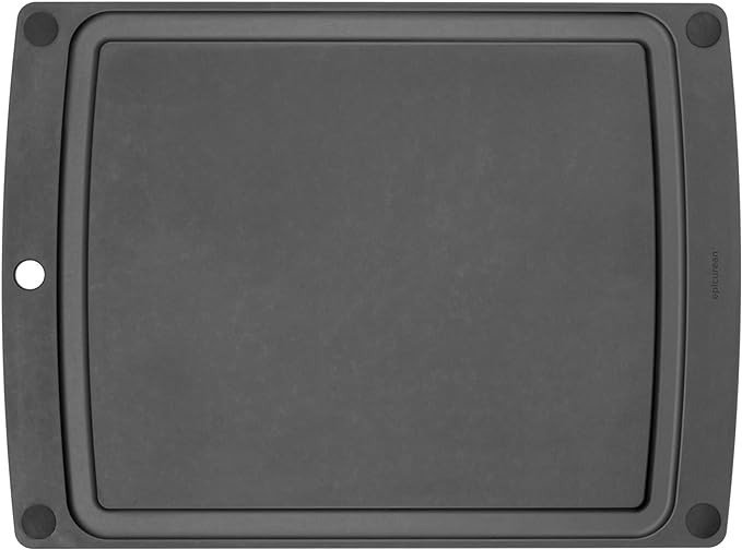 Epicurean 505-201502003 All-In- All-In-One Cutting Board with Non-Slip Feet, 19.5" x 14.5", Slate/Black