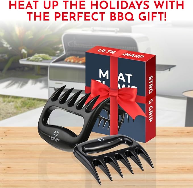 Meat Shredder Claws - BBQ Accessories Gifts for Men Dad Birthday, Bear Claw for Shredding Meat - Claws for Pulled Pork, Chicken Shredder Tool - Perfect for BBQ Grilling Accessories