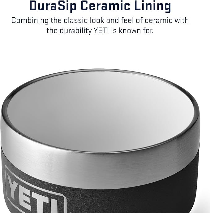 YETI Rambler 4 oz Stackable Cup, Stainless Steel, Vacuum Insulated Espresso/Coffee Cup, 2 Pack