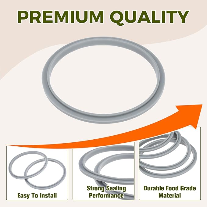 Replacement for Nutribullet Blender Gasket Rubber Ring Seal Rings, Gaskets Replacement Seal Rings Compatible with Nutribullet 900 Series 600W and 900W