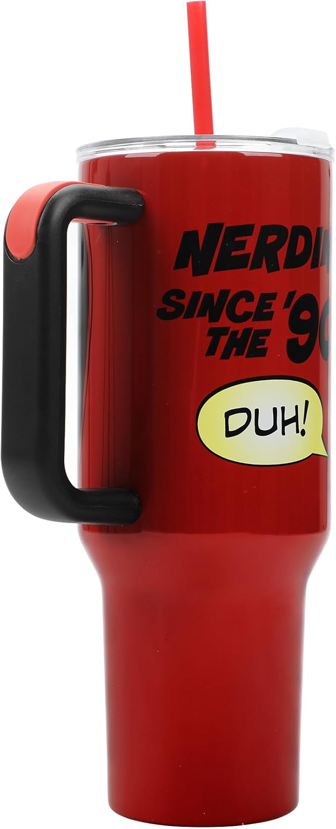 Bioworld Deadpool Nerdin' Since The 90s 40 Oz Stainless Steel Tumbler
