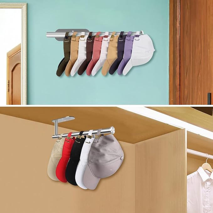 MGahyi Paper Towel Holder Wall Mount, Self Adhesive Or Drilling Under Cabinet Kitchen, 13.2 inch Stainless Steel Paper Towel Roll Rack, Towel Roll Hanger for Bathroom(Silver, Rectangle)
