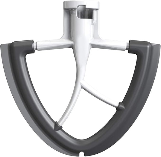 Flex Edge Beater for KitchenAid Mixer, 4.5-5 Quart for Kitchenaid Mixer Attachments, Fits Tilt-Head for Kitchenaid Paddle with Scraper for Kitchen Aid Accessories and Attachments by HOZODO