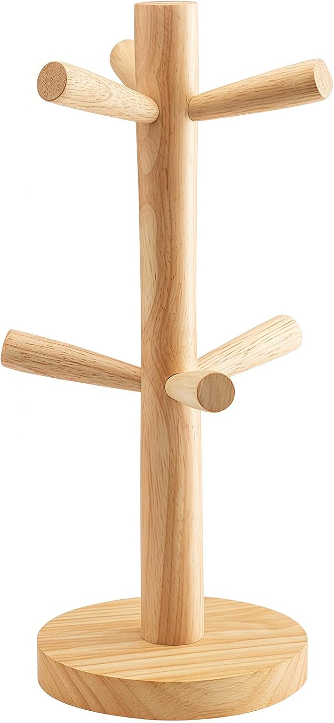 Elandy Wooden Mug Holder Tree by Unknown