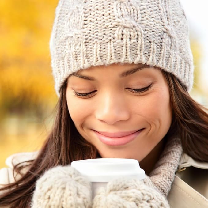 Crazy Cups Decaf Flavored Vanilla Pumpkin Spice Coffee Pods, Recyclable Medium Roast Single Serve for Keurig K Machines, Brew Hot or Iced, 22 Count (Pack of 1)