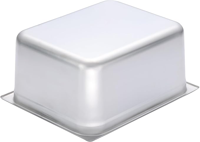 BIRDROCK HOME Stainless Steel Steam Table Pan - Hotel, Restaurant & Catering Supplies - 24 Gauge Steel, 9.9 qt Capacity - Meal Prep, Cooking, & Food Storage Container - 6" Depth, 1/2-Size (6 Pack)