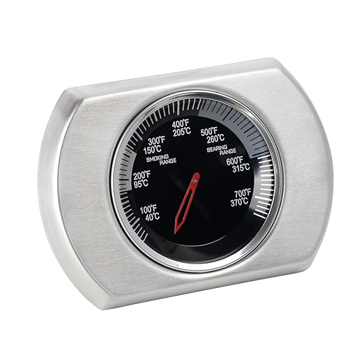 Grill Temperature for Napoleon Prestige 500, Built-in Prestige 500, Rogue 425 XT 525 Rogue SE 425 365, Prestige PRO 500 Temperature Gauge Replacement Parts for Napoleon Grill Accessories