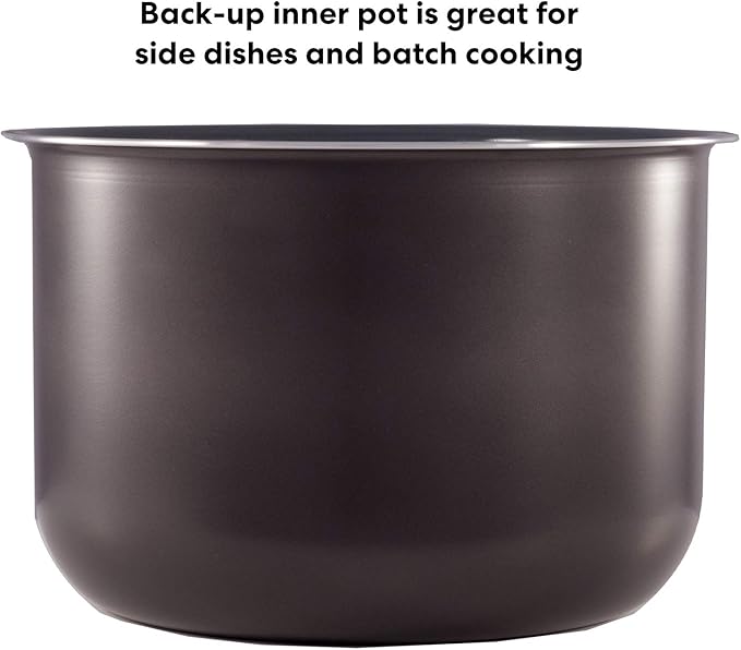 Instant Pot Ceramic Inner Slow Cooking Pot 6-Qt, Non-Stick Coated Interior, Rice Cooker
