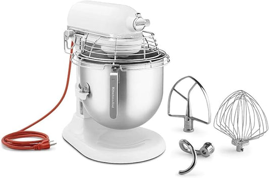 KitchenAid Commercial Series 8 Quart Bowl-Lift Stand Mixer with Stainless Steel Bowl Guard - KSMC895