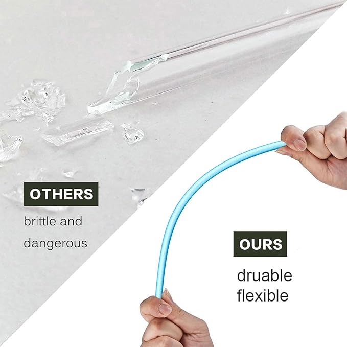 Replacement Straw Compatible with Stanley 40 oz 30 oz Cup Tumbler, 6 Pack Reusable Straw with Cleaning Brush, Plastic, Color, Dishwasher Safe