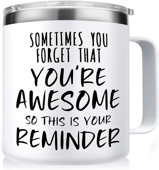 NOWWISH Gifts for Women, Inspirational Gifts, Thank You Appreciation Birthday Gifts for Coworker, Teacher, Mom, Wife, Sister - White