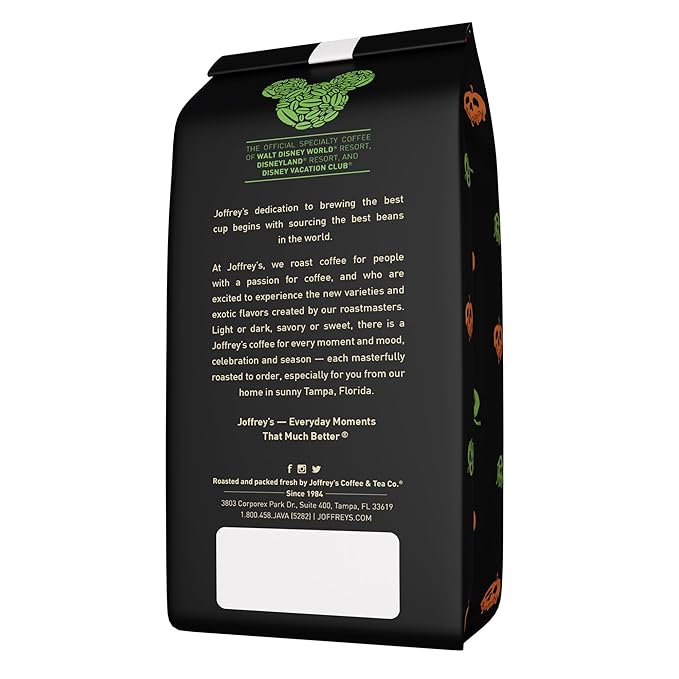 Joffrey's Coffee - Disney Have a Bite Brew, Artisan Medium Roast, Flavored Coffee with Cinnamon, Apple & Caramel Notes, Brew or French Press (Ground, 11oz)