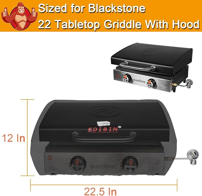 22 inch Griddle Cover for Blackstone 22 inch Tabletop Griddle - Image 2