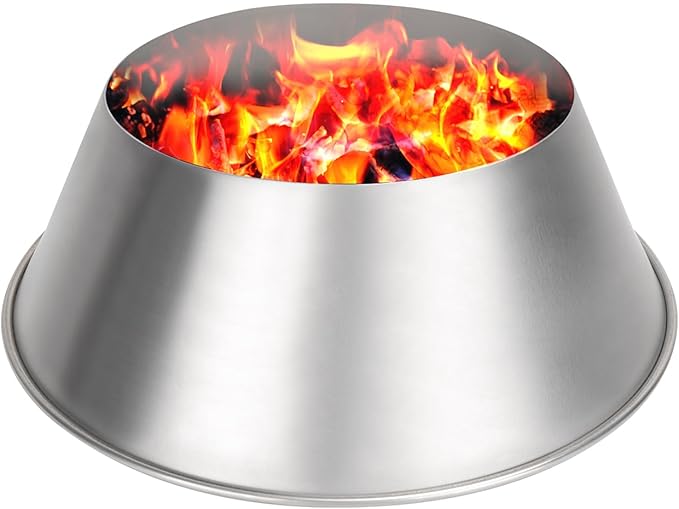 BBQ Whirlpool for Weber Kettle 22/26.75 WSM Smokey Mountain,XL Kamado,XL Big Green Egg,Stainless Steel Barbecue Charcoal Grill