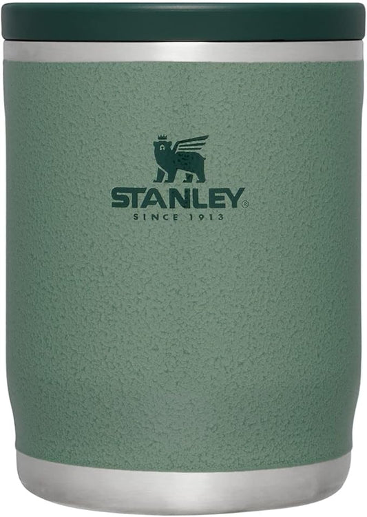 Stanley Adventure To-Go Food Jar | Vacuum Insulated Thermos Food Container | Wide Mouth Screw On Lid | Packable for Travel | Stainless Steel with Leakproof Lid | BPA-Free