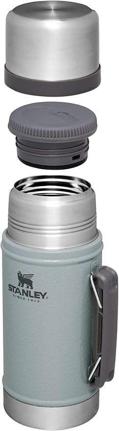 STANLEY Vacuum Insulated Large Food Jar, 18/8 Stainless Steel Food Jar for Cold and Hot Food, Soup Thermos with Leak Proof Lid Doubles as Cup, Wide Mouth Food Thermos