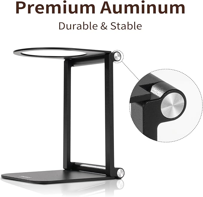 Pour Over Coffee Maker Stand, Foldable Portable Electric Espresso Machine Stand - Image 9