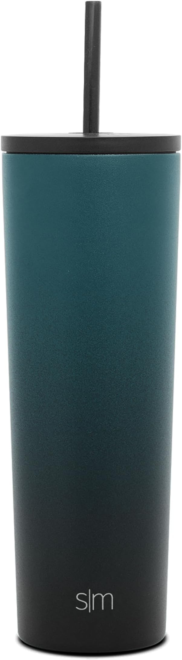 Simple Modern Insulated Tumbler with Lid and Straw | Iced Coffee Cup Reusable Stainless Steel Water Bottle Travel Mug | Gifts for Women Men Her Him | Classic Collection | 28oz | Moonlight