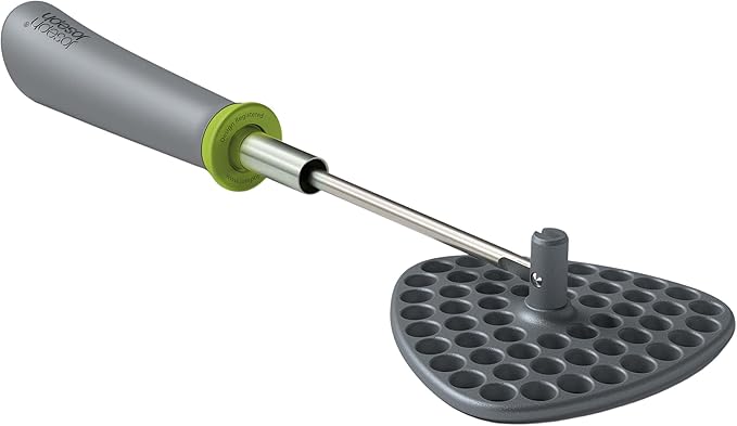 Joseph Joseph Delta Folding Nylon Head, Space Saving Potato Masher, Stores Flat