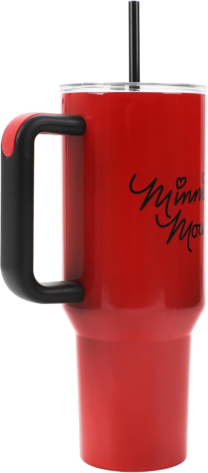 Disney Classic Minnie Mouse 40 Oz Stainless Steel Tumbler