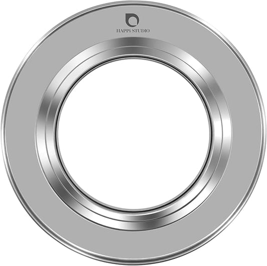 Steamer Ring Stainless Steel Adapter for 8 to 11inch Bamboo Steamer Baskets (Stainless Steel Ring Only)