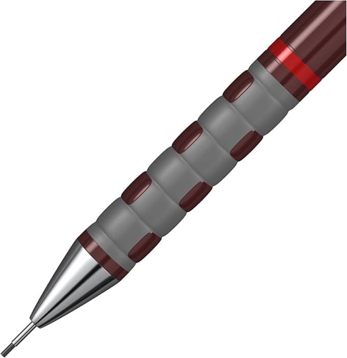 rOtring Tikky Mechanical Pencil, 0.5 mm, Burgundy, Single (1904691)